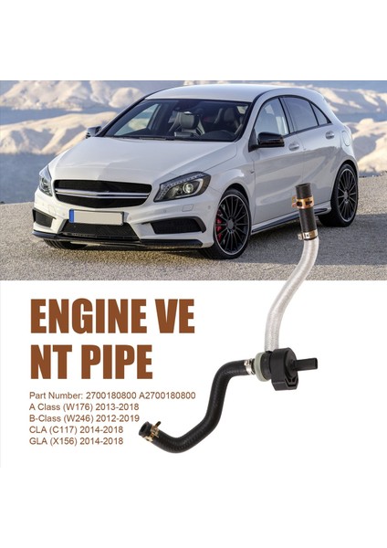 Mercedes Benz W176 A180 W246 B200 C117 CLA180 Için Motor Havalandırma Borusu (Yurt Dışından) fırsatları