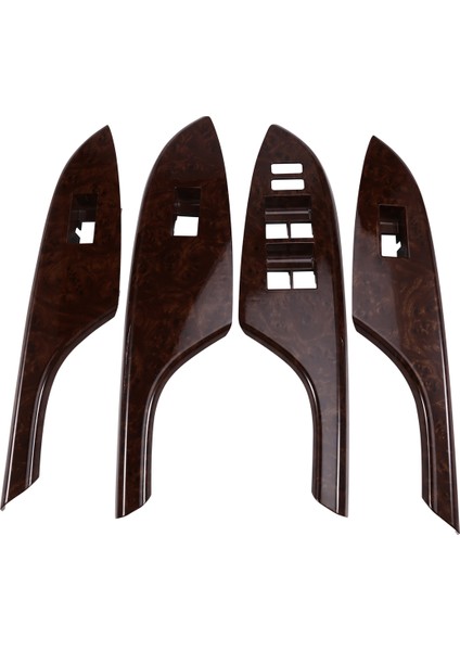 Toyota Corolla 2006-2013 Şeftali Ahşap Desenli Sol Hd Için Araç Cam Anahtarı Paneli Kapı Kolu Kol Dayanağı Döşeme Cam Kaldırma Kapağı (Yurt Dışından)