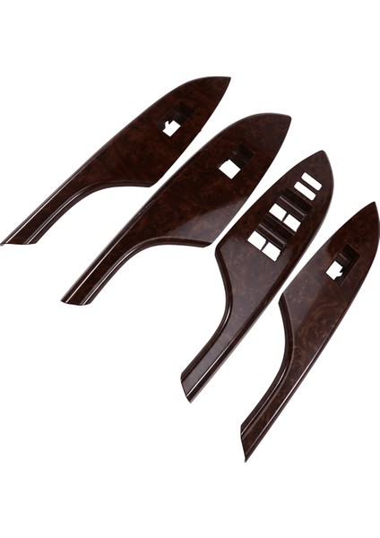 Toyota Corolla 2006-2013 Şeftali Ahşap Desenli Sol Hd Için Araç Cam Anahtarı Paneli Kapı Kolu Kol Dayanağı Döşeme Cam Kaldırma Kapağı (Yurt Dışından) fiyatları