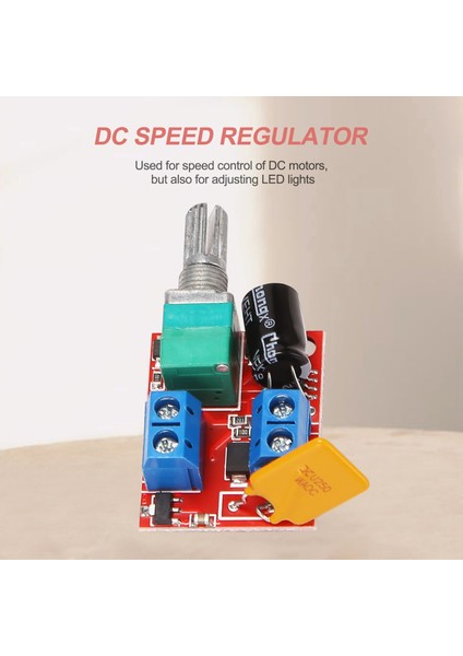 Mini Dc Motor Pwm Hız Kontrol Cihazı 3V 6V 12V 24V 35VDC 90W 5A Dc Motor Hız Kontrol Anahtarı LED Dimmer (Yurt Dışından) fiyatları