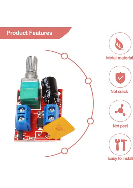 Mini Dc Motor Pwm Hız Kontrol Cihazı 3V 6V 12V 24V 35VDC 90W 5A Dc Motor Hız Kontrol Anahtarı LED Dimmer (Yurt Dışından) fırsatları
