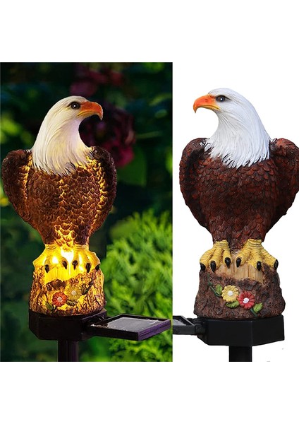 Güneş Enerjili Bahçe Lambası Reçine Kel Kartal Heykelciği Alacakaranlık Şafak Güneş Enerjili Bahçe Lambası Hayvan Güneş Enerjili Kazık Lambası Dış Mekan Dekoratif (Yurt Dışından) fiyatları