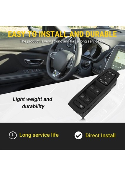 Renault Grand Scenic Iv Lhd Için Araç Ön Sol Ana Elektrikli Cam Anahtarı Cam Kontrol Düğmesi 254012952R (Yurt Dışından) fiyatları