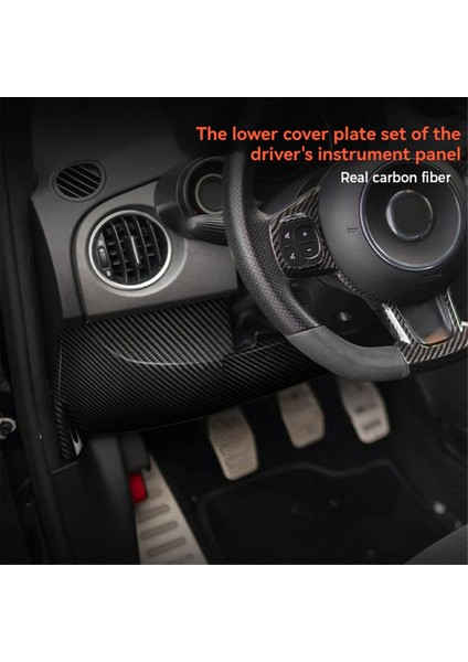 Fiat 500 Abarth 595 595C 695 2012-2024 Lhd Için Karbon Fiber Araç Gösterge Paneli Dekoratif Kaplaması (Yurt Dışından) fiyatları
