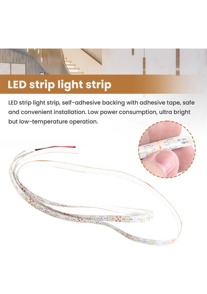 1m 60-3528 Smd Su Geçirmez LED Işık Şeridi DC12V (Beyaz) (Yurt Dışından) indirimleri