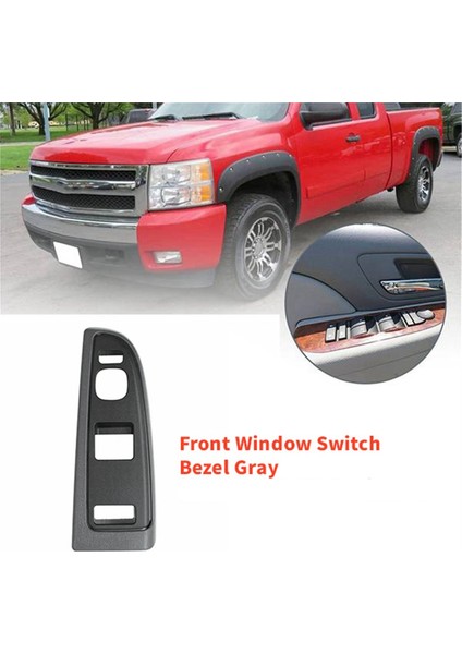 Sürücü Tarafı Cam Anahtarı Çerçevesi 89045124 Chevy Avalanche Silverado Gmc Sierra 1500 2500 3500 03-07 Koyu Gri (Yurt Dışından) fiyatları
