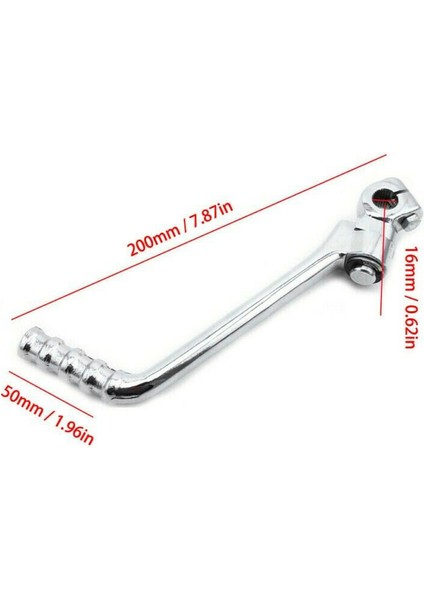 Kawasaki Ke KL/KLX/KX/KDX/KZ/125/175/200 16MM Için Motosiklet Kick Start Kolu Başlatma Pedalı (Yurt Dışından) modelleri