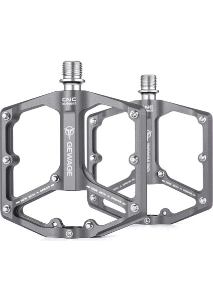 Gewage Bisiklet Pedalı Tek Parça Cnc Alüminyum Alaşımlı Ultra Hafif Titanyum (Yurt Dışından)