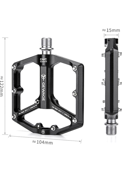 Gewage Bisiklet Pedalı Tek Parça Cnc Alüminyum Alaşımlı Ultra Hafif Titanyum (Yurt Dışından) fırsatları