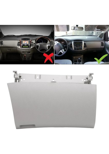Toyota Inno 2006-2015 Gösterge Paneli Eldiven Kutusu Üst Panel Kapağı Bej Rengi Için Lhd Yolcu Saklama Kutusu Paneli 55440-0K040-A0 (Yurt Dışından) indirimleri
