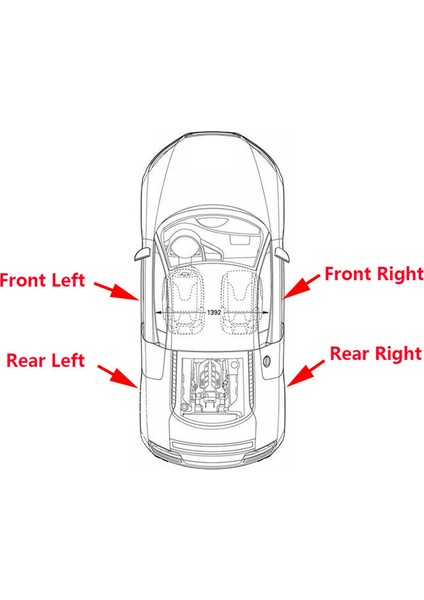 Skoda Fabia 2015-2017 Için Sol Iç Kapı Kolu Araç Kapısı Iç Aktüatörü 6V0837221A 6V08222A (Yurt Dışından)