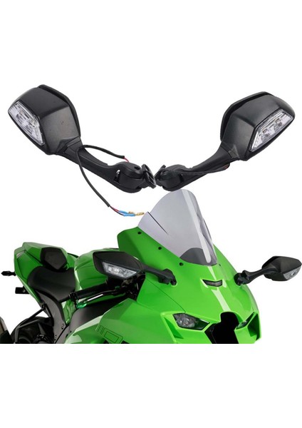 Kawasaki Ninja 400 650 ZX-10R ZX10R Için LED Dönüş Sinyal Lambalı Motosiklet Dikiz Aynaları (Yurt Dışından) fırsatları