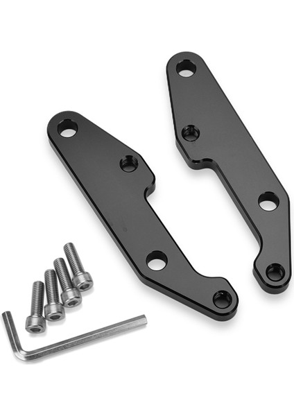 Motosiklet Yükseltme Ayak Pedalı Yükseltme Braketi Pedalı Siyah (Yurt Dışından)