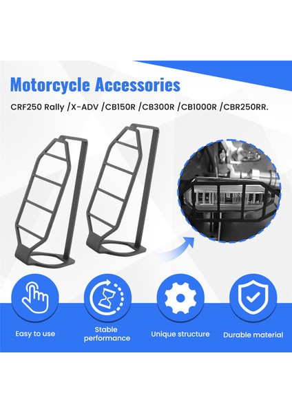 Honda CRF250 Rally / X-Adv / CB150R / CB300R / CB1000R / CBR250RR Için Sinyal Lambası Koruma Lambası Sinyal Lambası Kapağı (Yurt Dışından) fırsatları