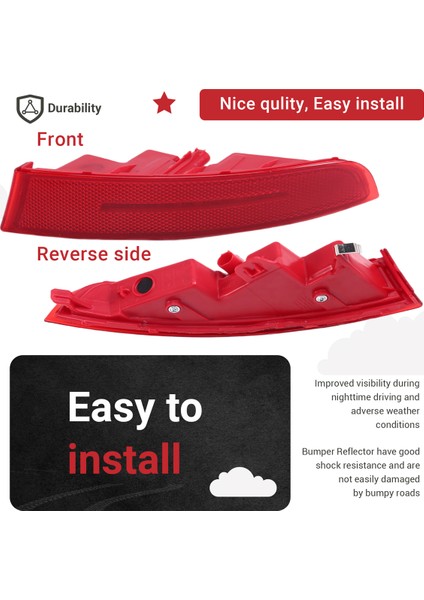 Bmw X5 G05 X7 G07 Için Arka Tampon Reflektör Alt Lambası 63148091922 (Yurt Dışından) indirimleri