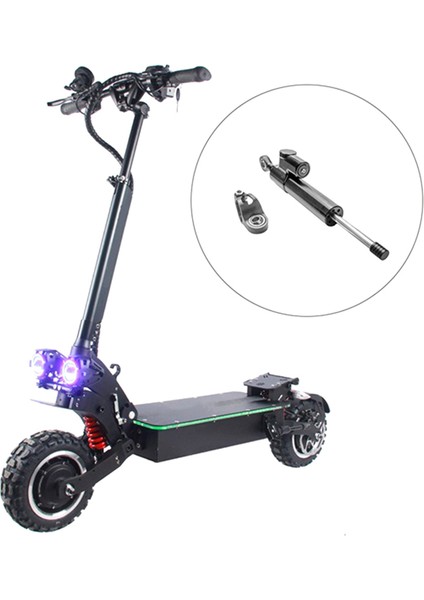 Dualtron Thunder Dt3 Zero 10X Elektrikli Scooter Için Ayarlanabilir Direksiyon Sönümleyicisi, Stabilizatör Sönümleyicileri, Aksesuar Kırmızı (Yurt Dışından) fiyatları