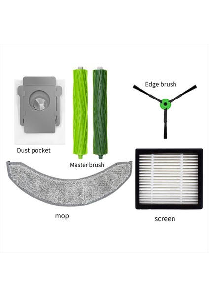 Irobot Roomba Combo J7/J7+/J9+/10MAX Ana Yan Fırça Hepa Filtresi Için (Yurt Dışından) fiyatları