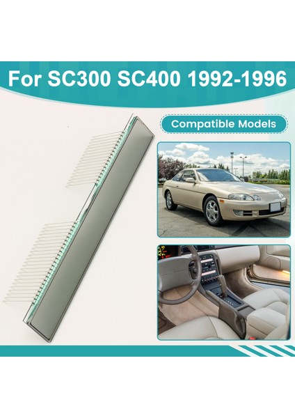 Lexus SC300 SC400 Ana Ünitesi 1992-1996 Lhd Için Araç Gösterge Paneli LCD Ekranı Klima Kontrol Ekranı (Yurt Dışından) indirimleri