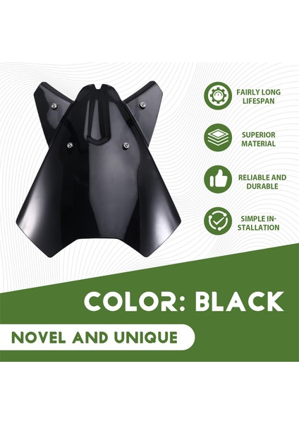 125 390 Duke Siyah Motosiklet Ön Camı Vizörü (Yurt Dışından) fırsatları