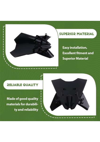 125 390 Duke Siyah Motosiklet Ön Camı Vizörü (Yurt Dışından) indirimleri