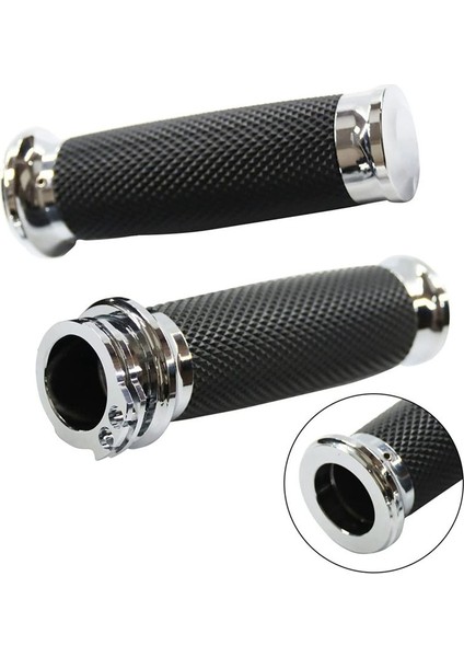 Evrensel 1 Inç 25 mm El Tutacakları Motosiklet Gidonu Gidonu Harley Touring Sportster 883 1200 Xr Suzuki Gümüş (Yurt Dışından) modelleri