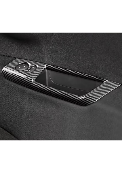 Karbon Fiber Rhd Araba Dikiz Aynası Ayar Penceresi Düğmesi Anahtarı Çıkartması Fiat 500 Abarth 595 695 2008-2023 (Yurt Dışından) fırsatları