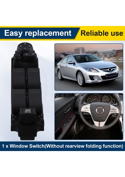 Mazda 6 Gh 2007 Lhd Araç Aksesuarları Için GS1D-66350-B Araç Elektrikli Cam Anahtarı (Yurt Dışından) indirimleri