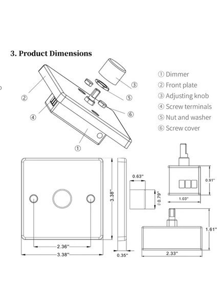 Karavan Işık Kısıcı Işık Anahtarı Kontrol Paneli 12-24V 5A Evrensel Pwm Kısıcı Düşük Voltaj Kısıcı (Yurt Dışından) modelleri