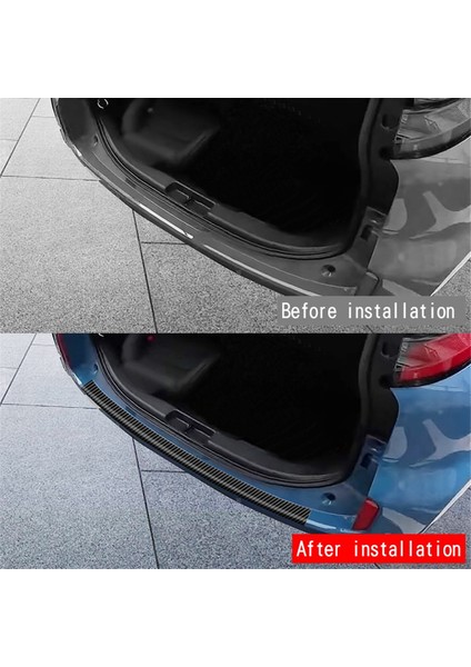 Toyota Sienta 10 Serisi Için Araba Deri Bagaj Koruma Şeritleri Karbon Fiber Araba Arka Koruma Şeritleri (Yurt Dışından) modelleri