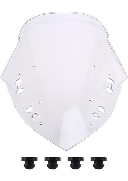 Motosiklet Ön Cam Kalkanı Deflektörü Gri (Yurt Dışından) modelleri