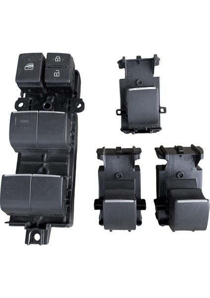 Toyota Rav4 XA50 2019-2021 84040-02180, 84040-0R020, 84810-F4060 Için 4 Adet LED Ana Elektrikli Cam Anahtarı Kiti (Yurt Dışından)