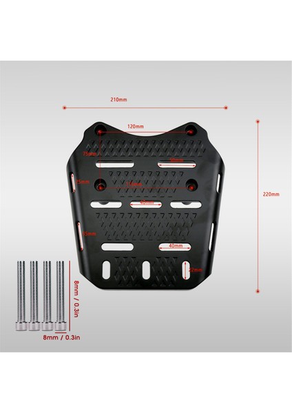 Honda PCX125 PCX150 2014-2021 Için Motosiklet Arka Bagaj Rafı (Yurt Dışından) indirimleri