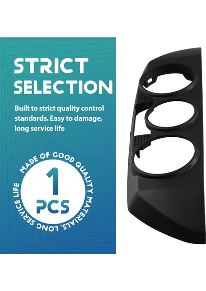 Araba Siyah Ön Gösterge Paneli Klima Isıtıcı Kontrol Paneli Trim Kapağı Polo 9n 2002-2010 6Q0820075C 1qa'ya Uygun (Yurt Dışından) fırsatları