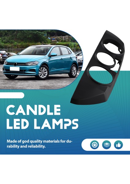 Araba Siyah Ön Gösterge Paneli Klima Isıtıcı Kontrol Paneli Trim Kapağı Polo 9n 2002-2010 6Q0820075C 1qa'ya Uygun (Yurt Dışından) indirimleri