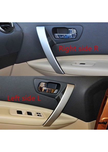 Nissan Qashqaı J10 2007-2015 80944-JE50A 80945-JE50A Için 1 Çift Araç Iç Kapı Kolu Sol Sağ Set Parçası (Yurt Dışından) modelleri