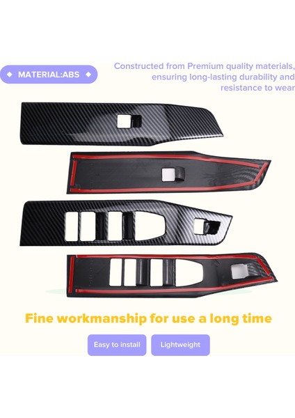 Bmw X3 G48 G45 2025- Için Araba Cam Anahtarı Kaldırma Paneli Döşeme Çerçevesi Kapak Çıkartması Iç Aksesuarlar (Yurt Dışından) indirimleri