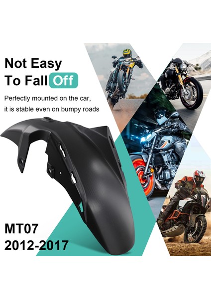 Yamaha Mt-07 Fz-07 2012, 2013, 2014, 2015, 2016, 2017 Için Motosiklet Ön Çamurluk, Ön Lastik Kapağı, Kaplama Çamurluk (Yurt Dışından) fırsatları