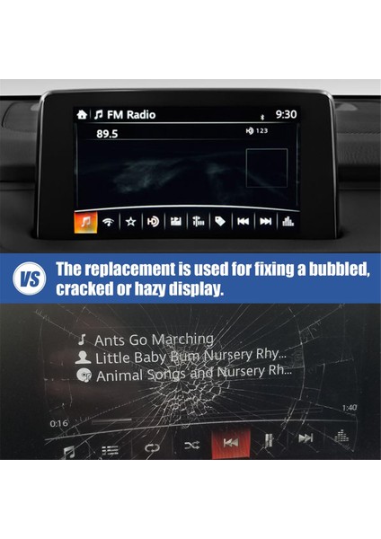 Mazda Cx9 Cx-9 2016-2019 TK49-611J0 TK49-611JA TK49-611JB Için 8 Inç Dokunmatik Ekran Cam Sayısallaştırıcı Navigasyon Değişimi (Yurt Dışından) modelleri