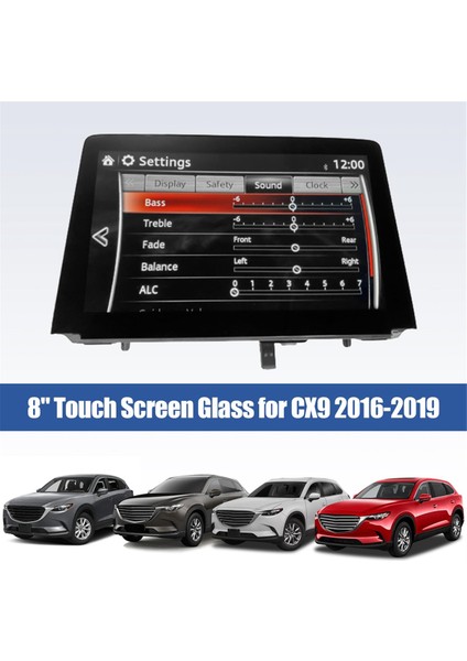 Mazda Cx9 Cx-9 2016-2019 TK49-611J0 TK49-611JA TK49-611JB Için 8 Inç Dokunmatik Ekran Cam Sayısallaştırıcı Navigasyon Değişimi (Yurt Dışından) fırsatları