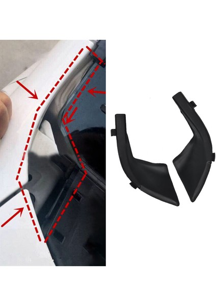 Toyota Land Cruiser Prado LC150 2010-2017 Için 1 Çift Araba Ön Cam Silecek Plakası Kaplaması 53867-0G010 53866-0G010 (Yurt Dışından) fiyatları