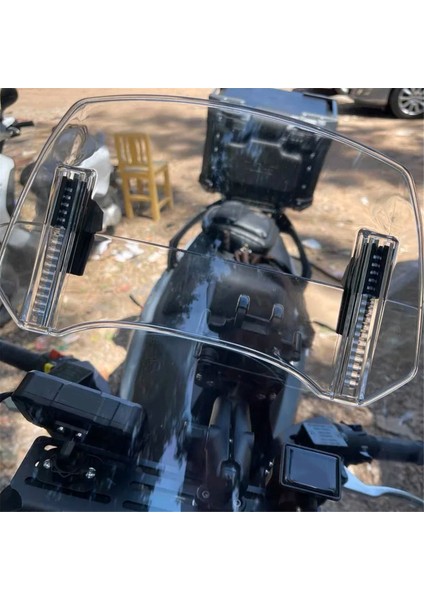 Bmw Kawasakı Yamaha Honda Suzukı Için 28X12CM Şeffaf Uzatma Ayarlanabilir Motosiklet Ön Camı Spoiler Deflektörü (Yurt Dışından) fırsatları