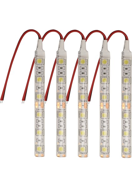 5 Adet 10 cm Su Geçirmez Beyaz 5050 LED Şerit Işıklar Dc 12V Karavan Tekne Araba (Yurt Dışından) fiyatları