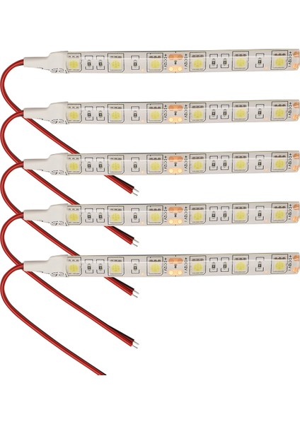 5 Adet 10 cm Su Geçirmez Beyaz 5050 LED Şerit Işıklar Dc 12V Karavan Tekne Araba (Yurt Dışından) modelleri