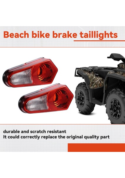 Polaris Sportsman 500-800 2005-2013 Için Bir Çift LED Atv Fren Arka Lambası (Yurt Dışından) indirimleri