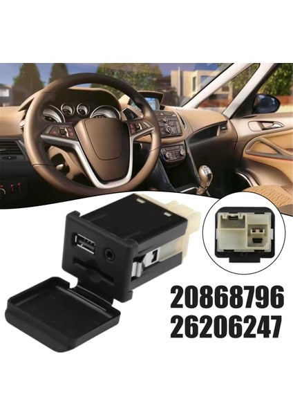 Buick Chevrolet Opel Insignia Zafira C 20868796 26206247 Için Araç Aux USB Arayüz Modülü USB Bağlantı Arayüzü (Yurt Dışından) fiyatları