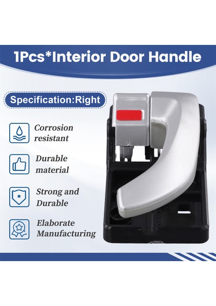 82620-2E000 826202E000 Hyundai Tucson 2005-2009 Otomobil Parçaları Için Araç Iç Kapı Kolları Sağ (Yurt Dışından) fırsatları