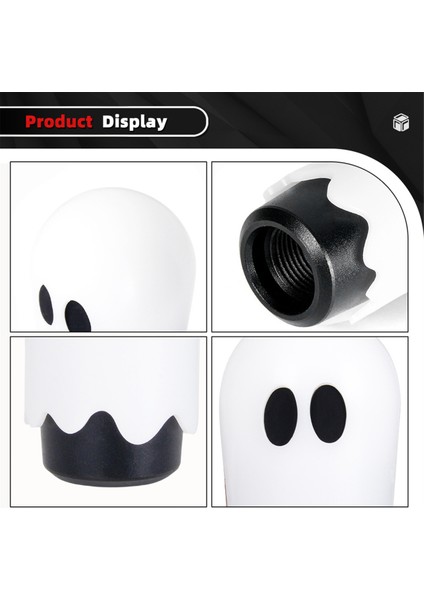 Cadılar Bayramı Tarzı Hayalet Vites Topuzu 3 Adaptörlü M8/10/12 Kişiselleştirilmiş Yaratıcılık Araba Dekorasyonu D (Yurt Dışından) indirimleri