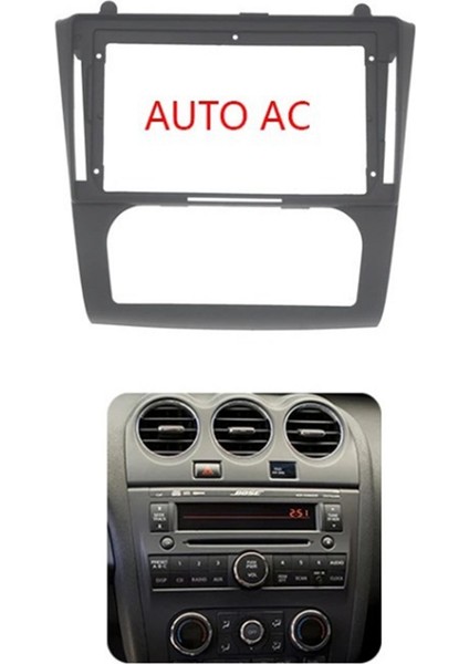 Nissan Altima 06-12 Lhd Için 9 Inçlik Otomatik Klima Paneli Çerçevesi Klima Ayar Düğmesi Paneli (Yurt Dışından) fiyatları