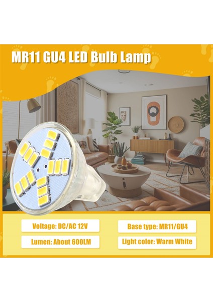 3W MR11 Gu4 250LM LED Ampul Lamba 15 5630SMD Sıcak Beyaz Işık (Yurt Dışından) indirimleri