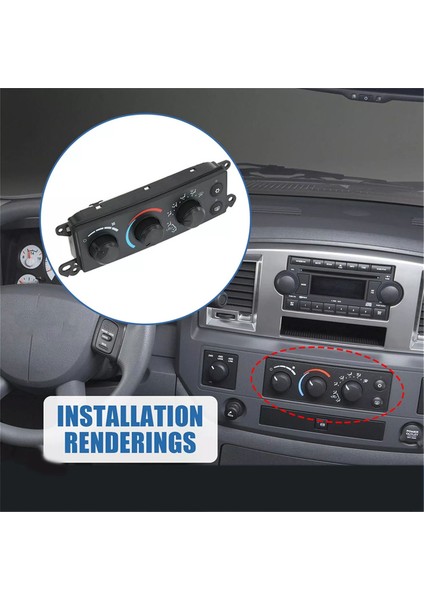Dodge Ram 1500 2500 3500 06-08 Için Klima Isıtıcı Iklim Kontrol Modülleri Sıcaklık Kontrol Ünitesi P55056569AC (Yurt Dışından) modelleri